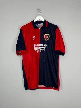 1994/95 CAGLIARI HOME SHIRT (XL) ERREA