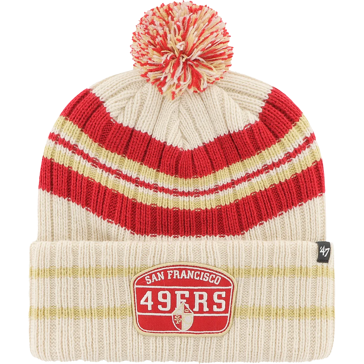 49ers Legacy Hone Patch 47 Cuff Knit