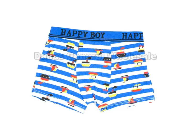 5PC Boys Boat Briefs Wholesale