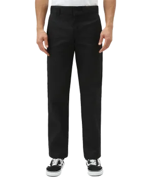 873 Slim Straight Work Trousers in Black