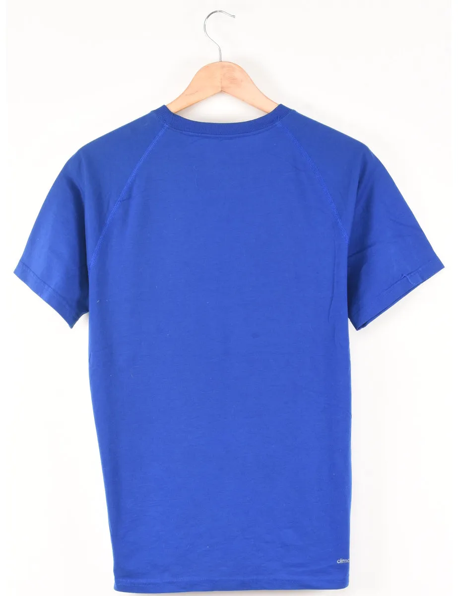 Adidas Create Yours Printed Blue T-shirt - M