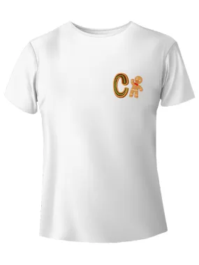 Alfabeto natalizio lettera C t-shirt