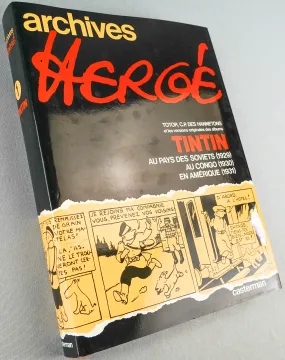 ARCHIVES HERGE Volume 1: 1st Edition Tintin Books Totor Hardback Rare EO