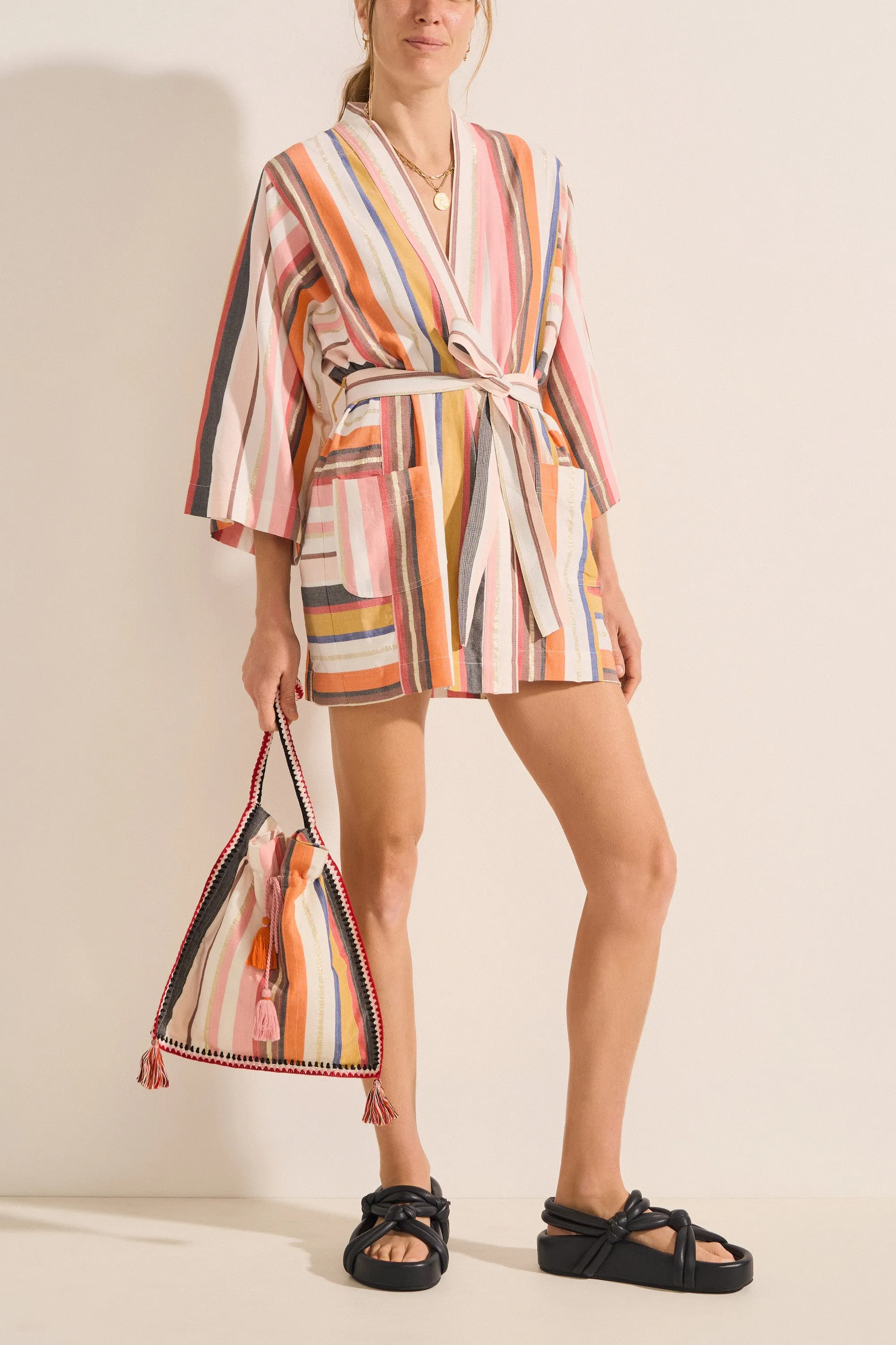 Ariane Amorgos Stripe Robe