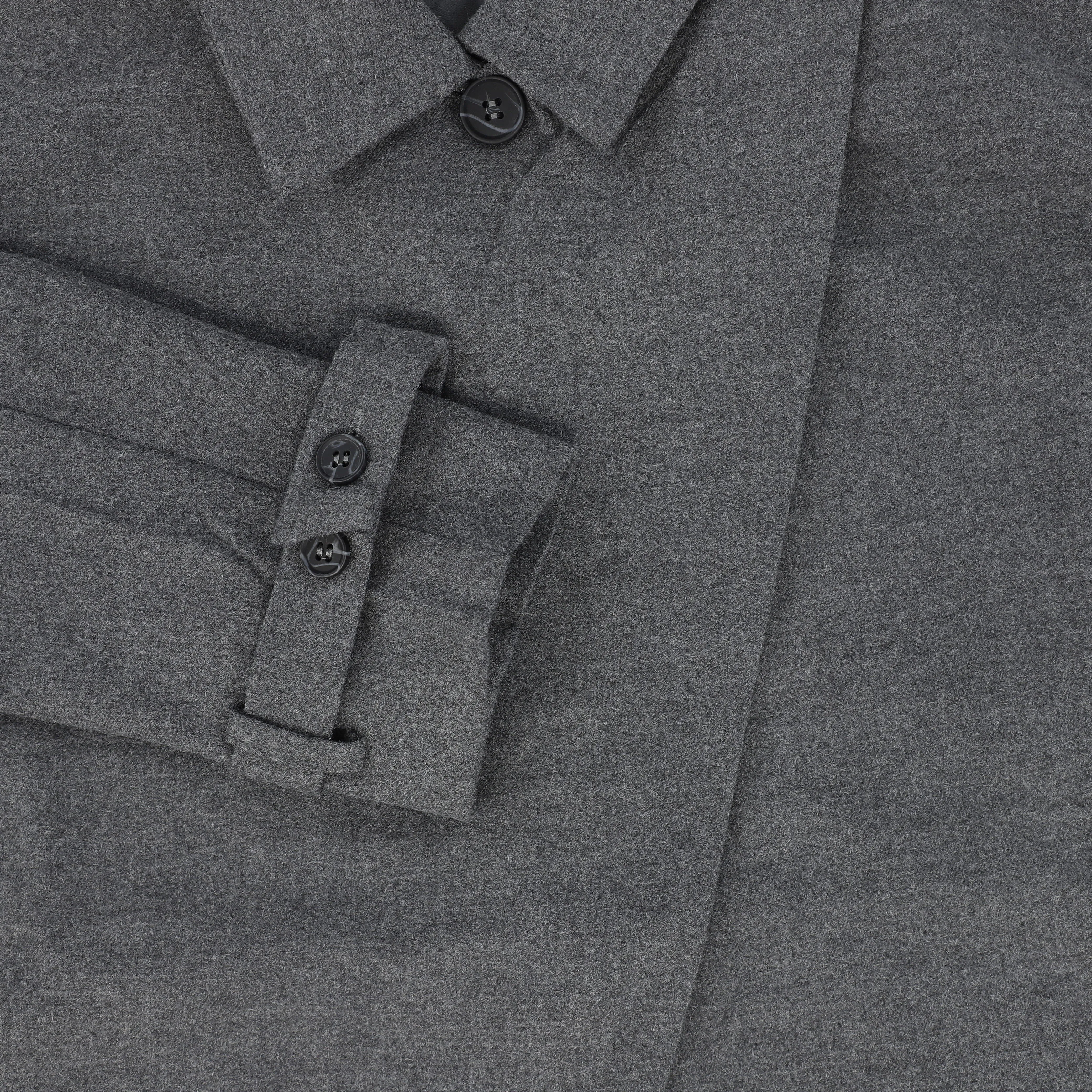 Bamboo Heather Gray Wool Jacket