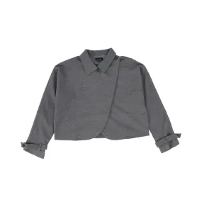 Bamboo Heather Gray Wool Jacket