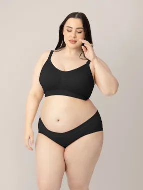 Bamboo Maternity & Postpartum Hipster | Black