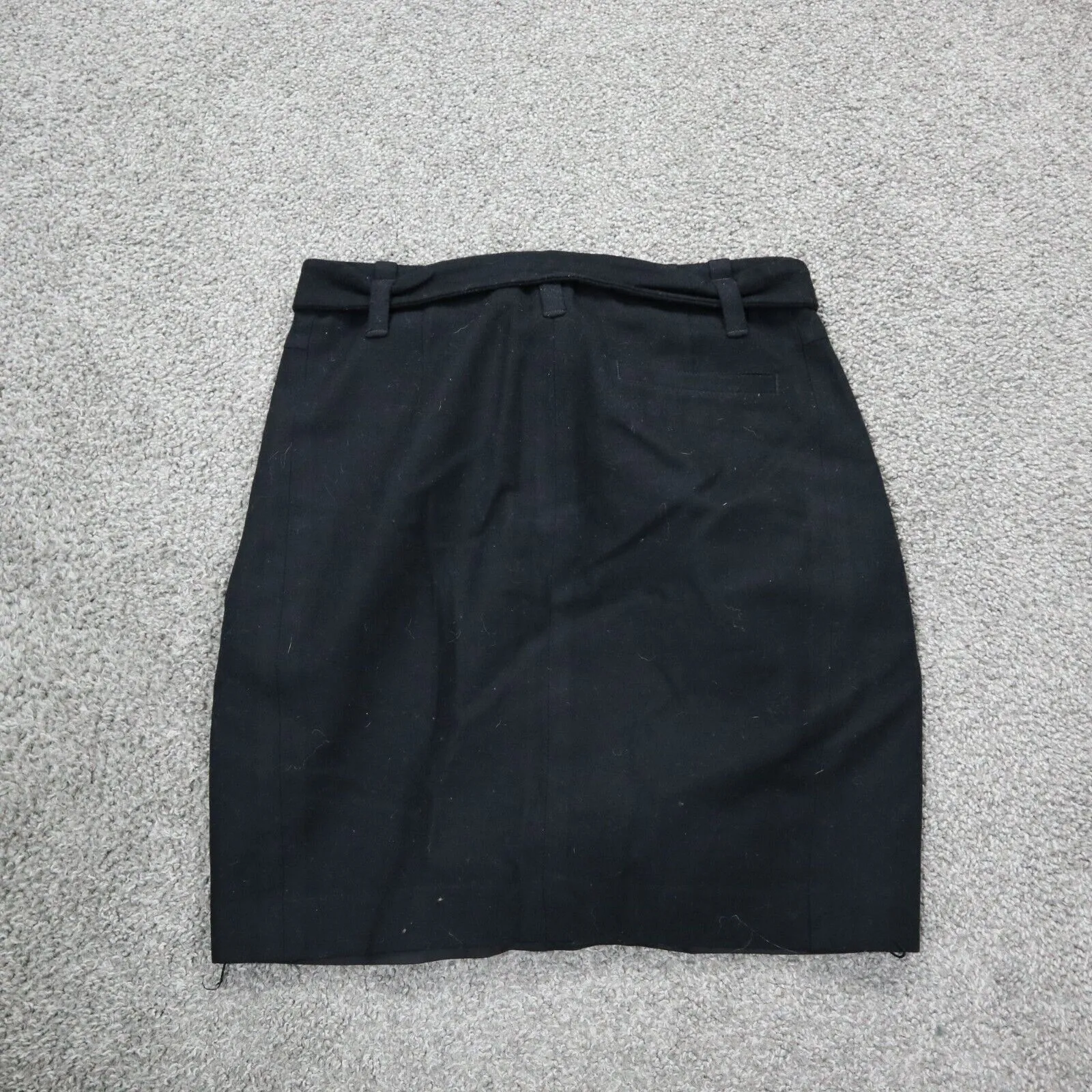 Banana Republic Womens Straight & Pencil Skirt Stretch Belt Waist Black Size 0