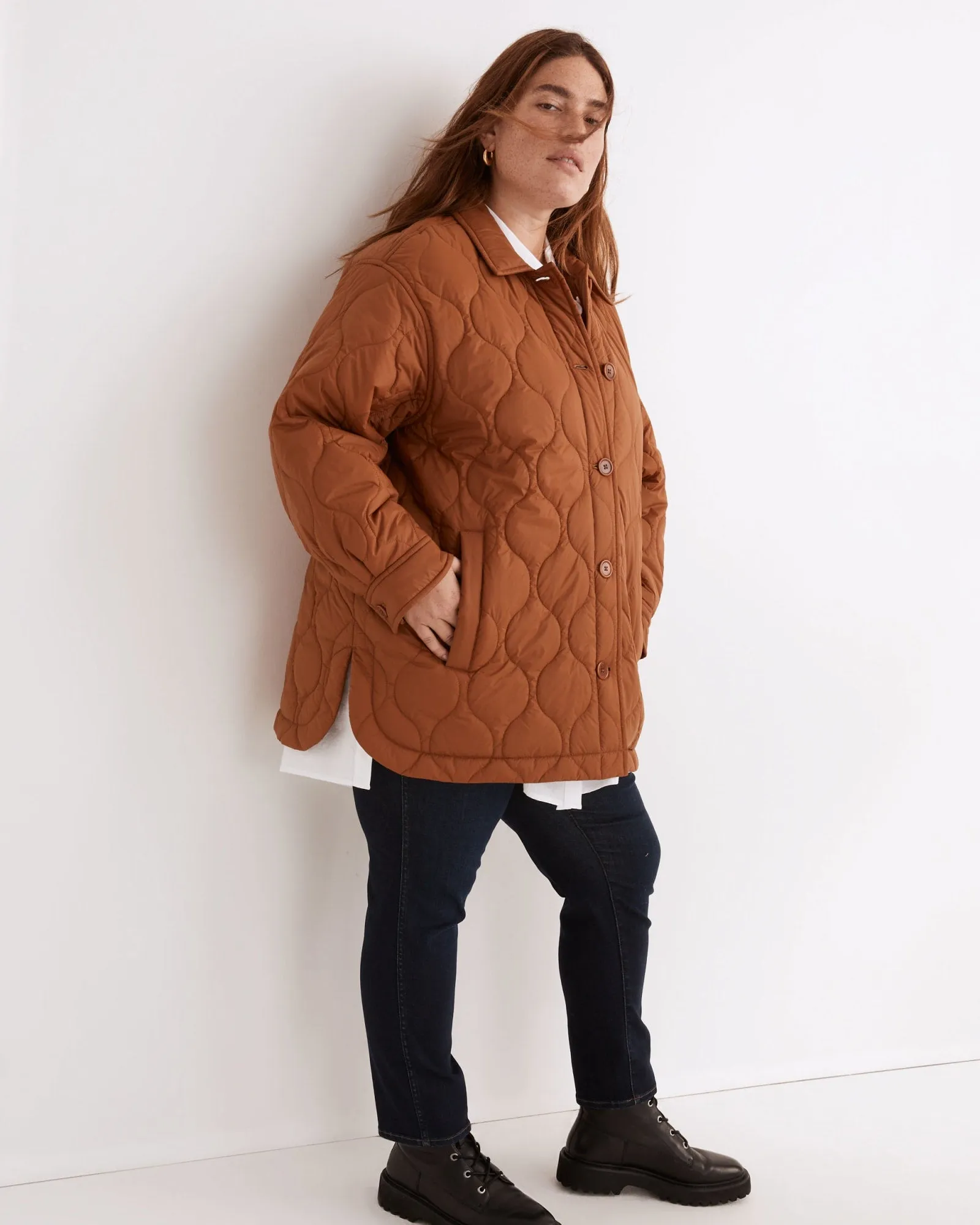 Belrose Shirt Jacket | Warm Coffee