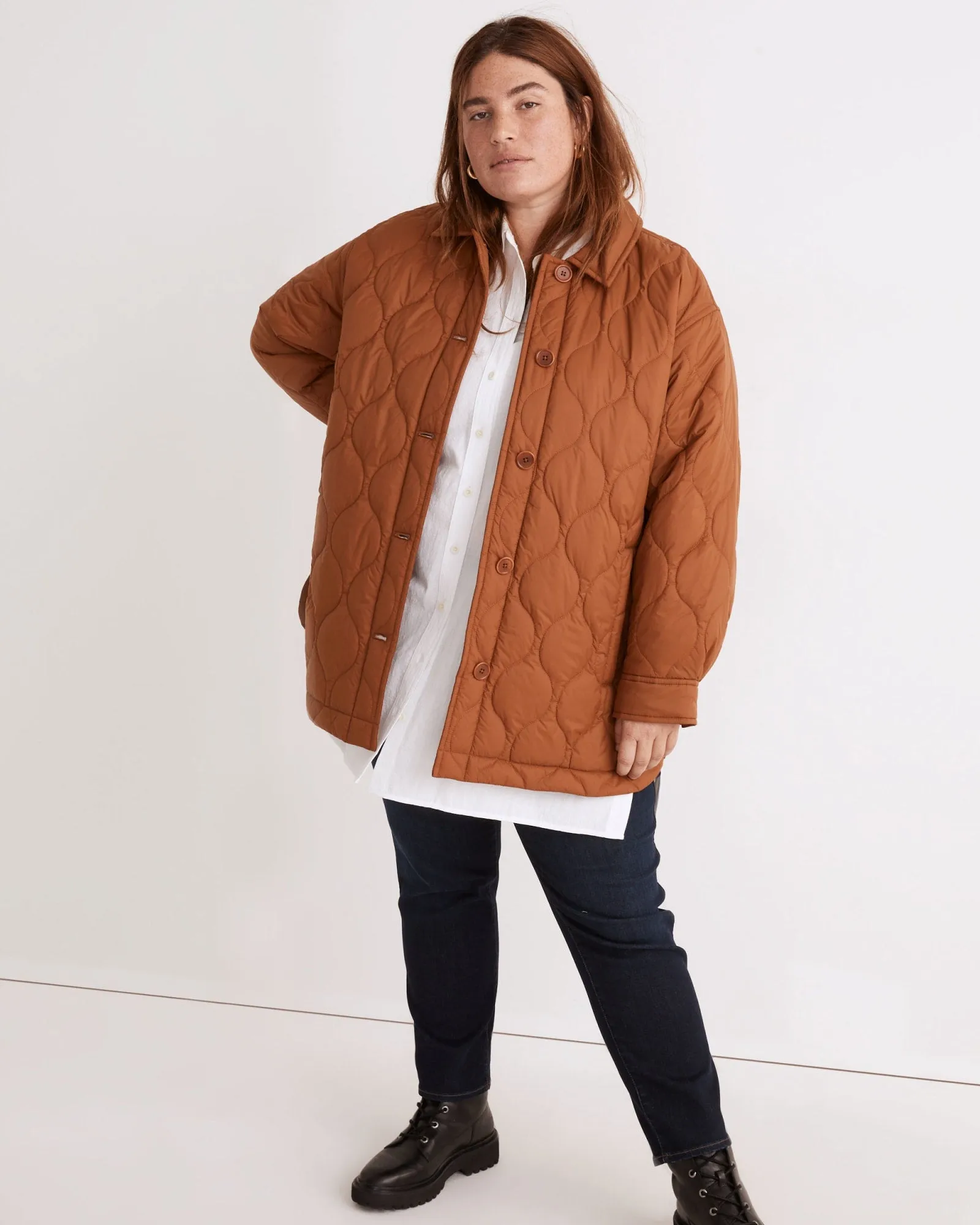 Belrose Shirt Jacket | Warm Coffee