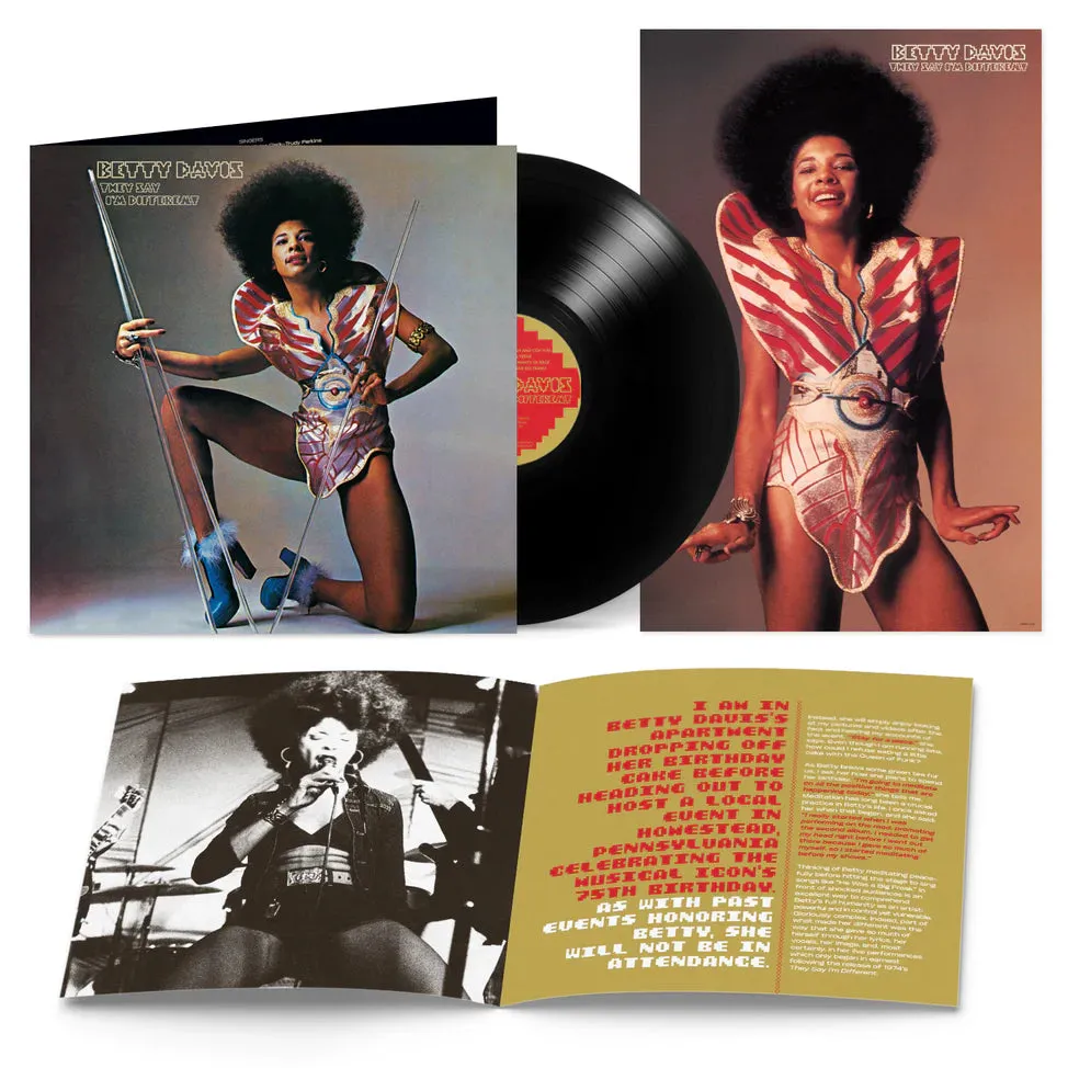 Betty Davis "They Say I'm Different" LP