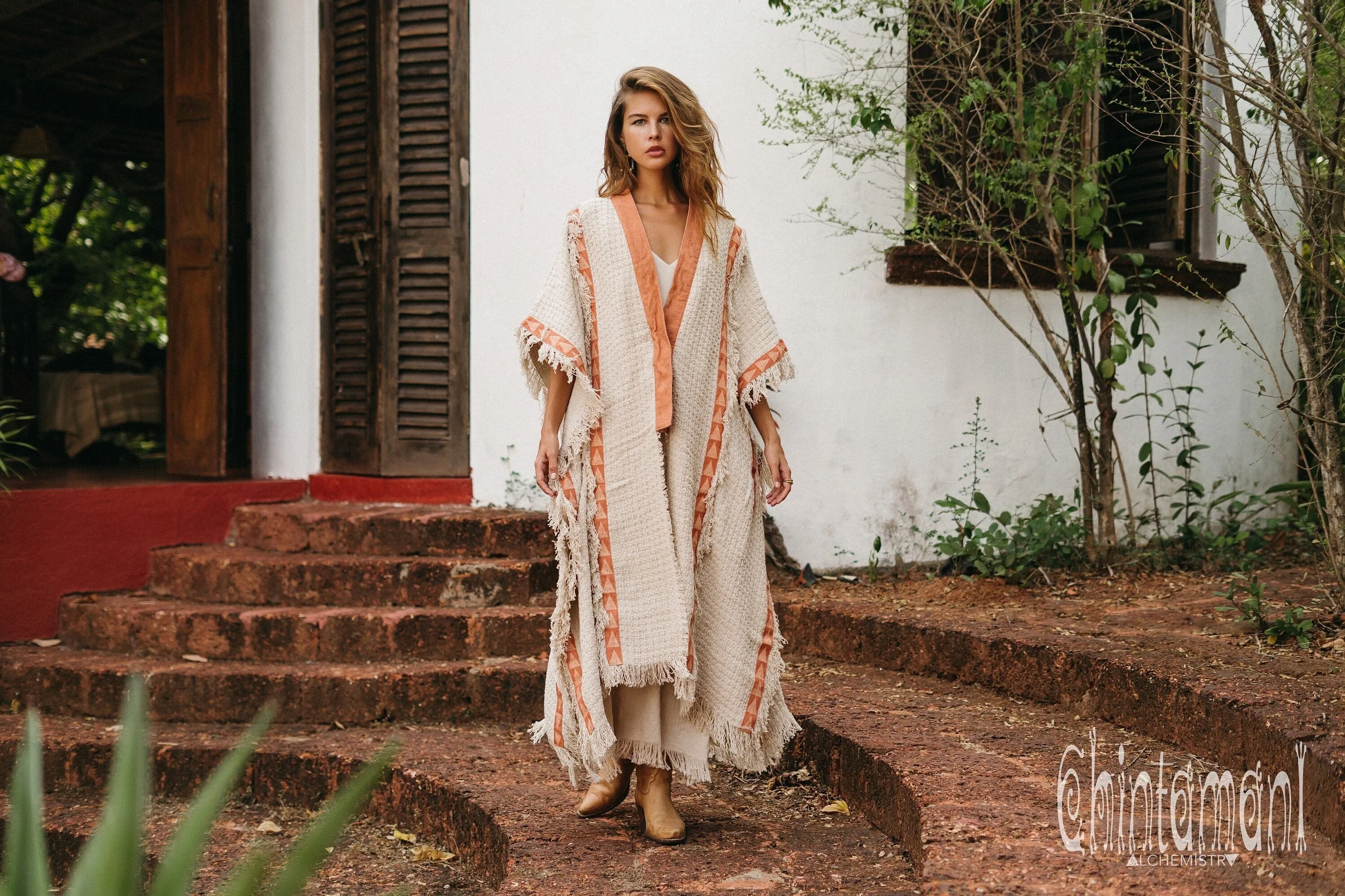 Bohemian Kimono Poncho