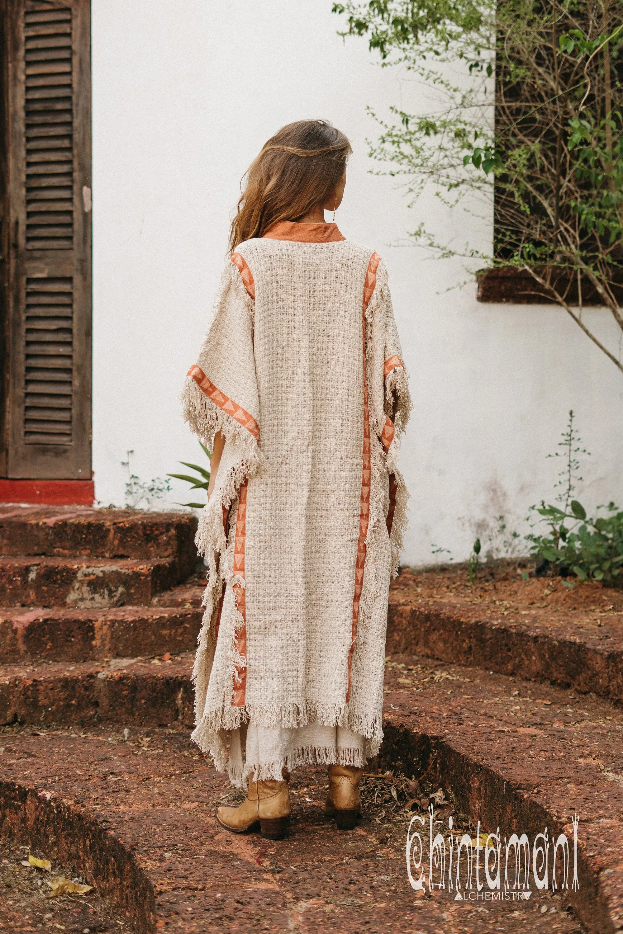 Bohemian Kimono Poncho