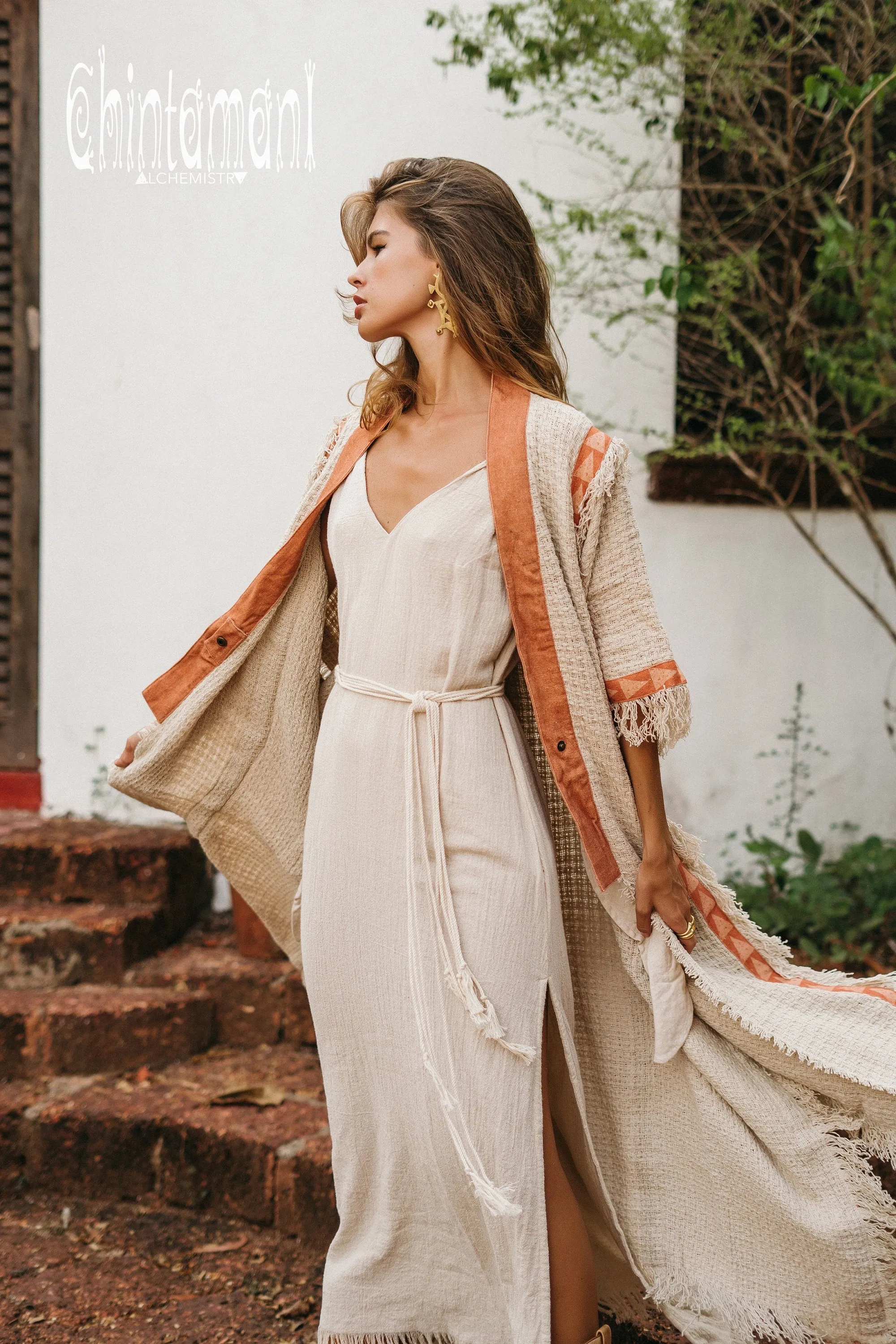 Bohemian Kimono Poncho