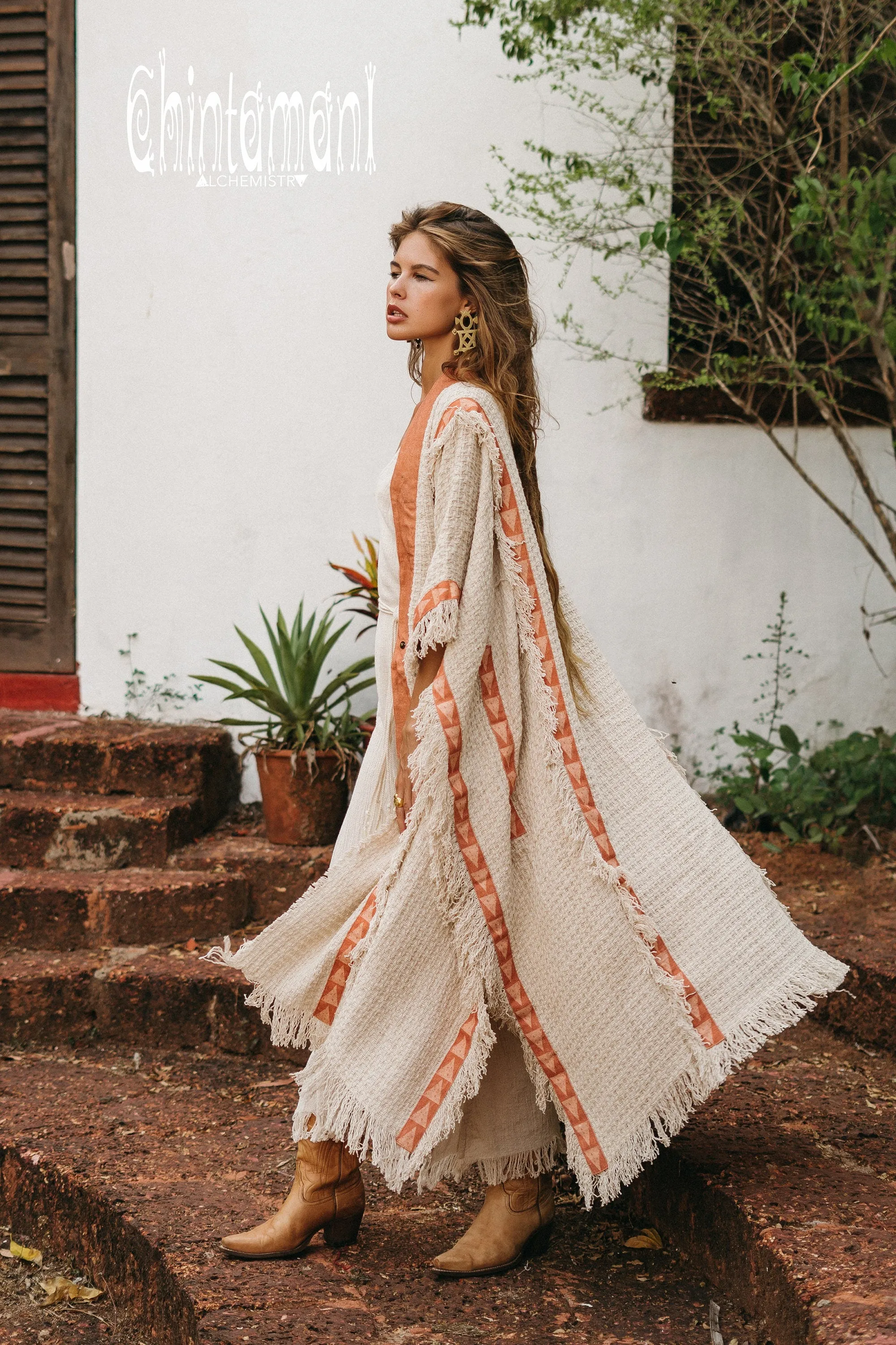 Bohemian Kimono Poncho