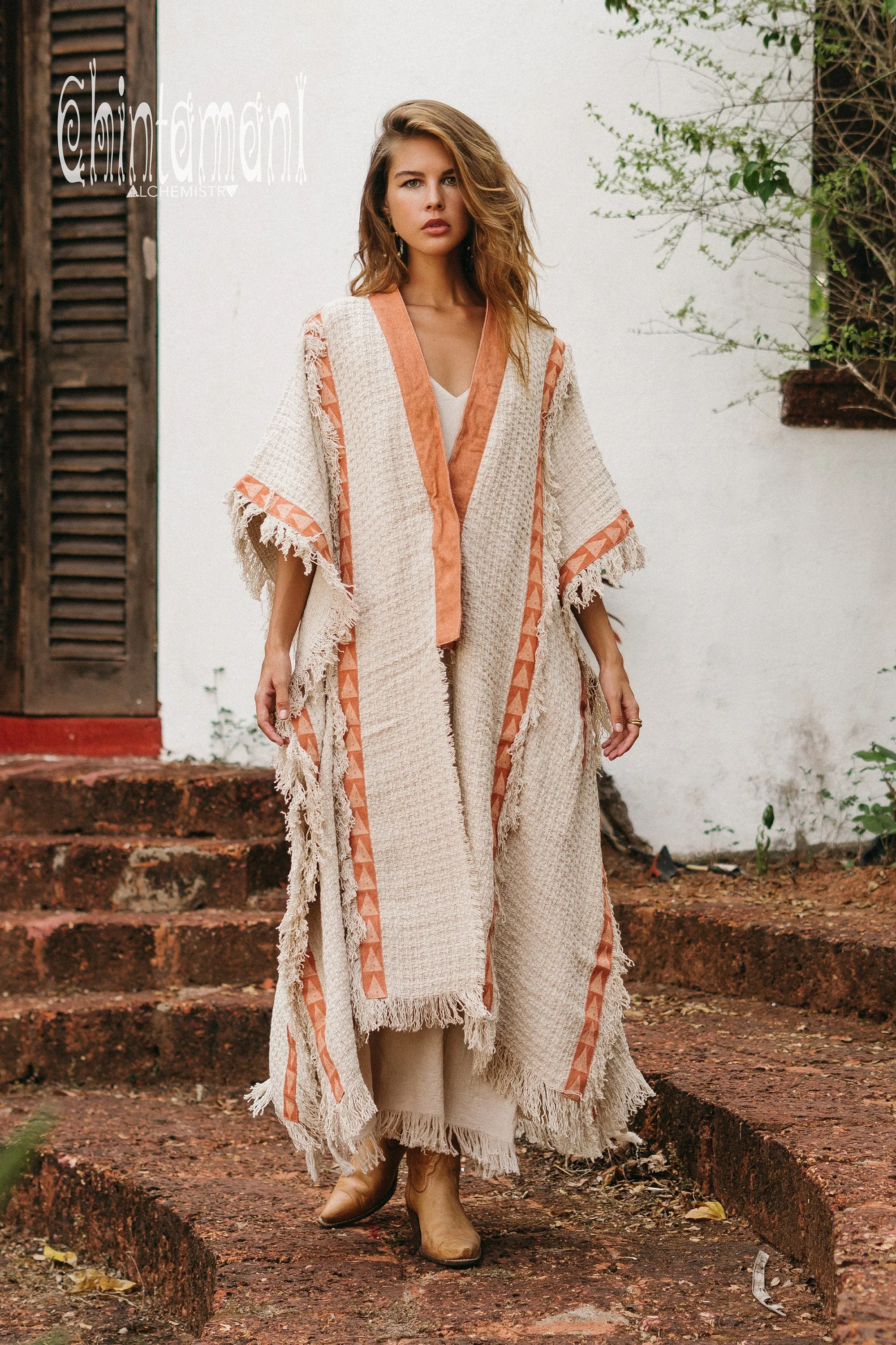 Bohemian Kimono Poncho