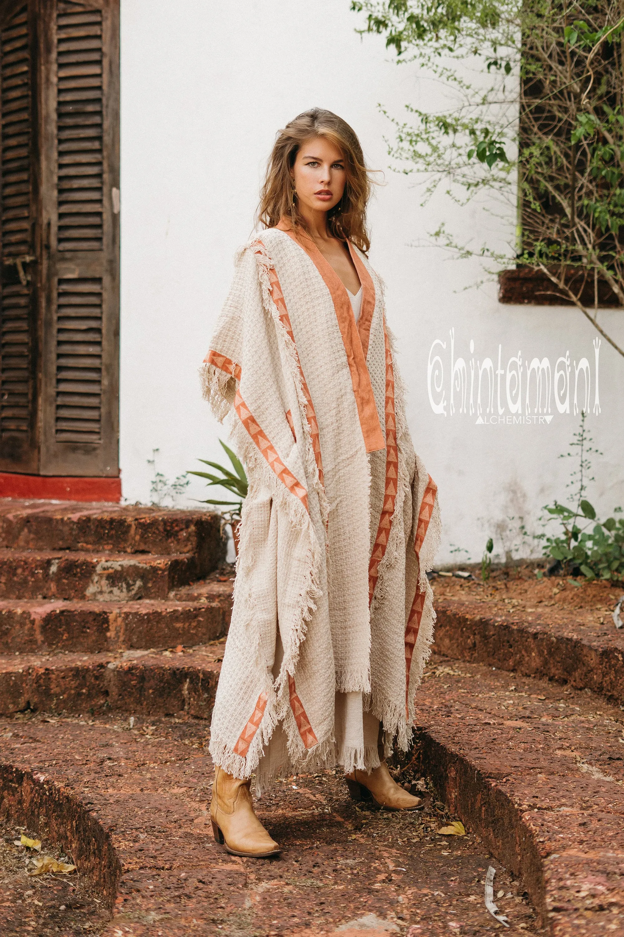 Bohemian Kimono Poncho