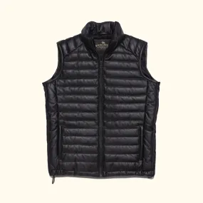 Bridger Leather Down Vest | Black