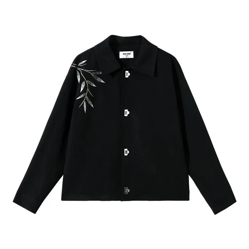 Chuan Bamboo Print Detail Jacket