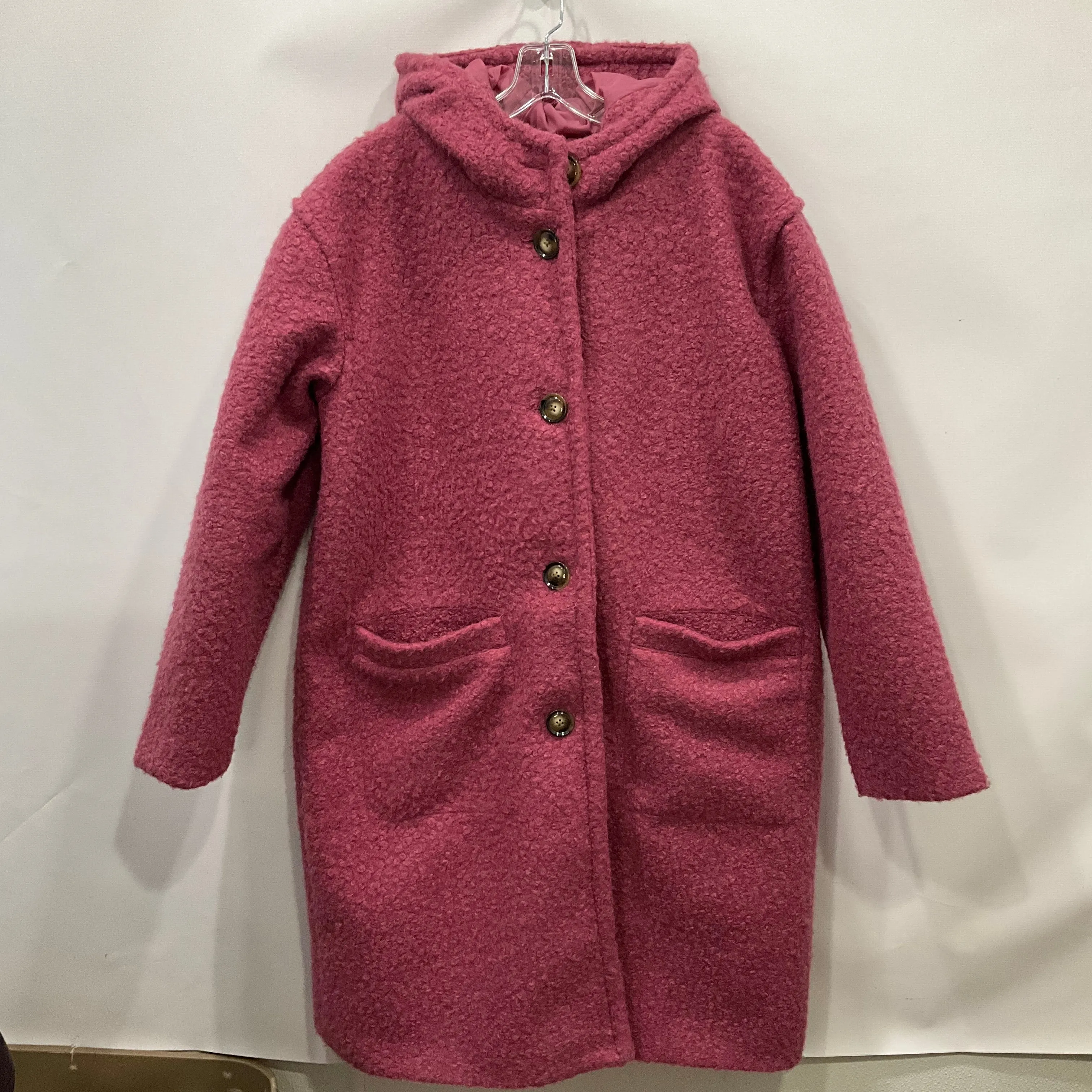 Coat Faux Fur & Sherpa By A New Day In Pink, Size: Xl