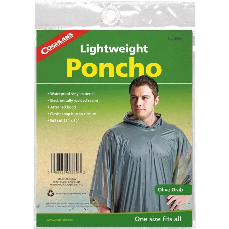 COGHLANS PONCHO NYLON REUSEABLE