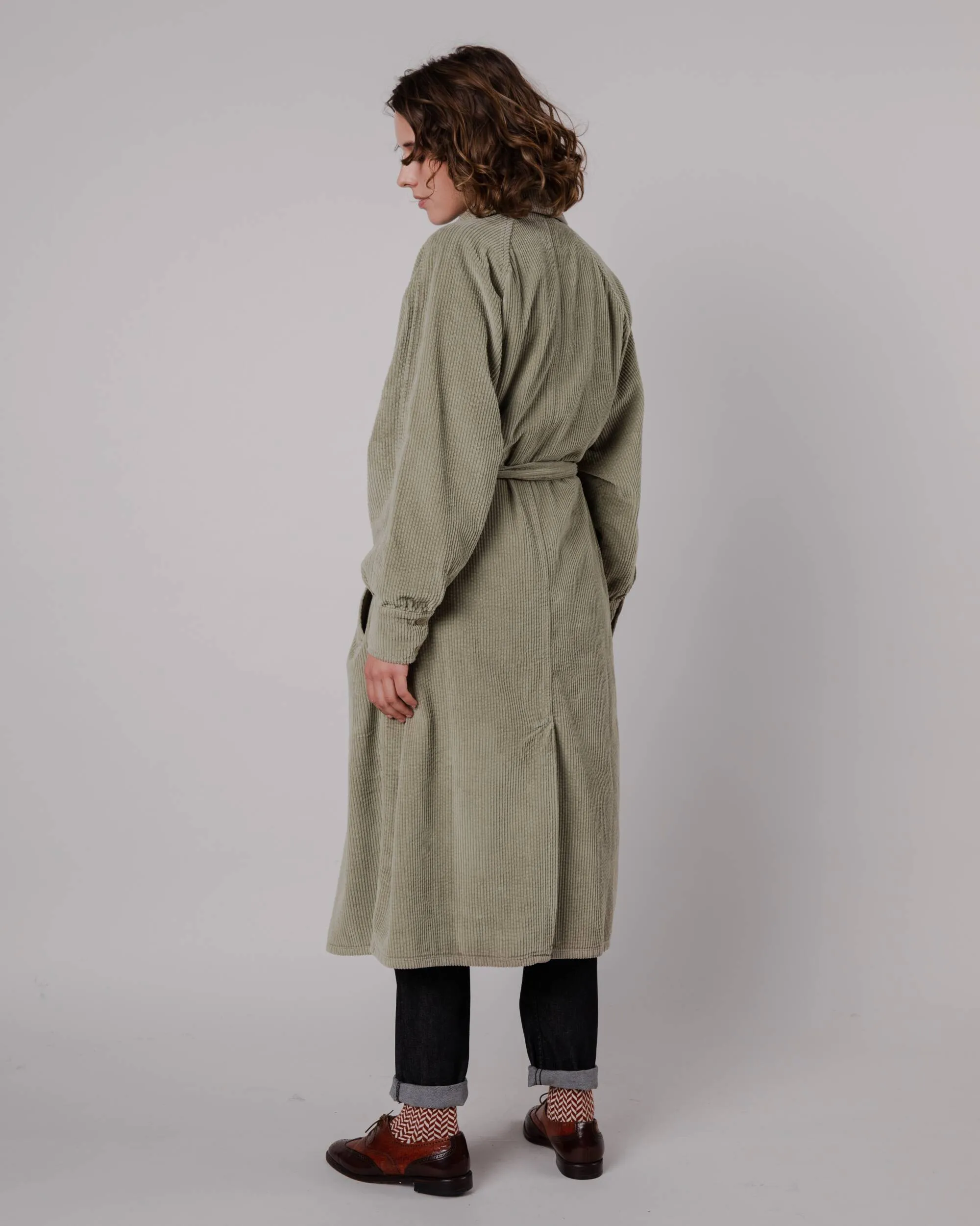 Corduroy Jacket Pale Green