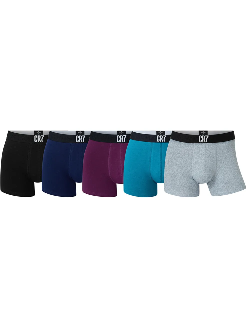 CR7 Men's Trunk 5-Pack in Travel Zip Bag