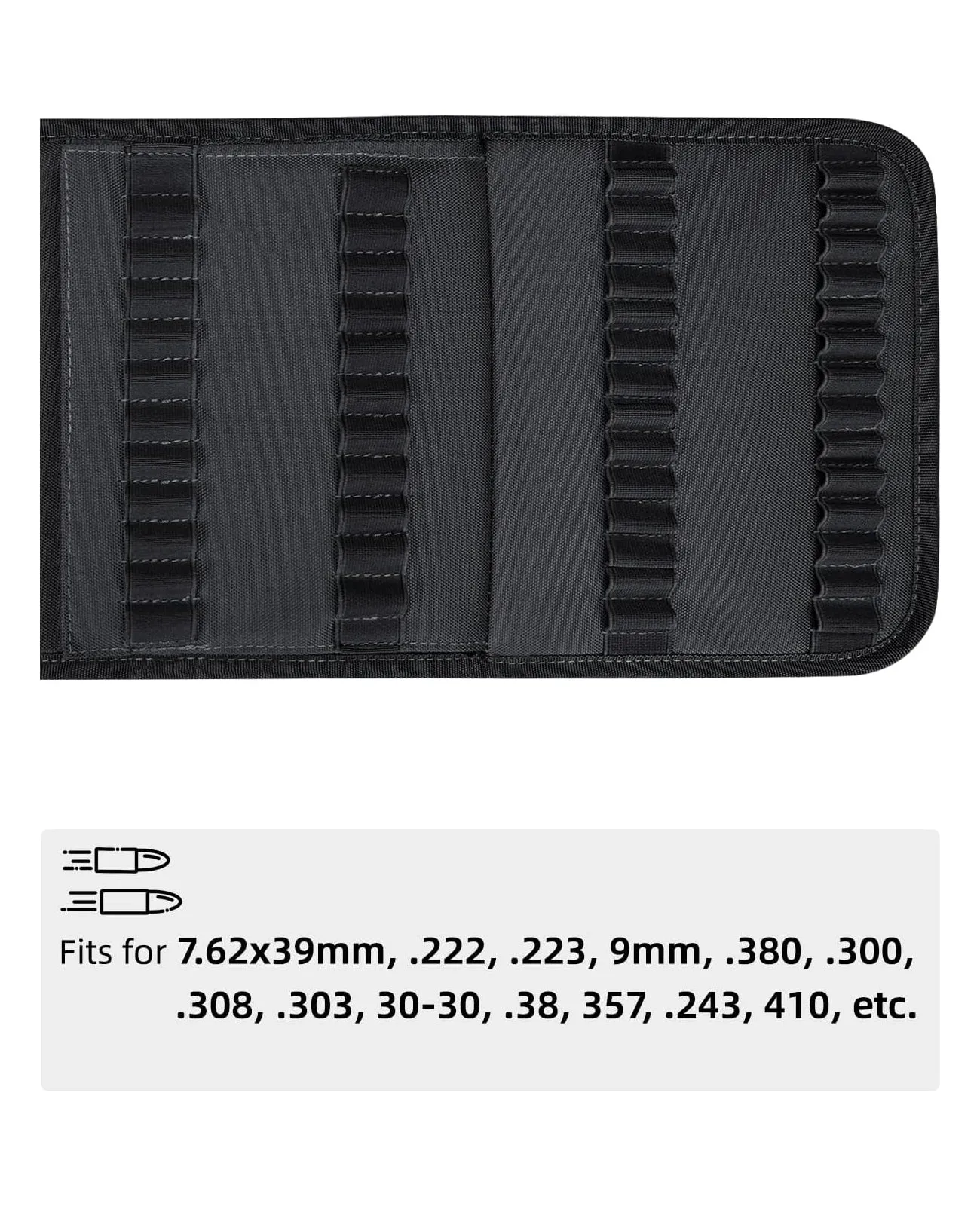 CVLIFE 100 Rounds Molle Ammo Pouch for Bullets Ammo Bag