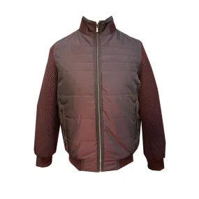 Dedomonti Padded Jacket-Burgundy