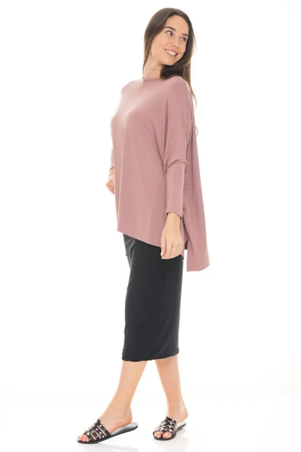 ELLIE TOP SOLID JERSEY