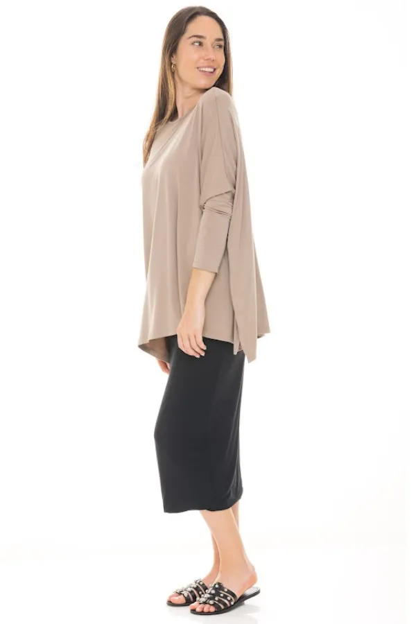 ELLIE TOP SOLID JERSEY