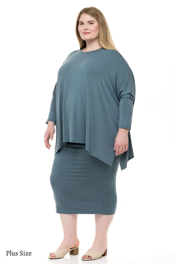 ELLIE TOP SOLID JERSEY