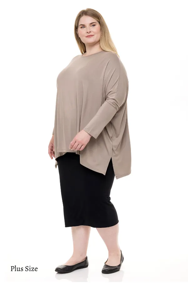 ELLIE TOP SOLID JERSEY