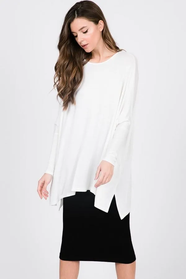 ELLIE TOP SOLID JERSEY