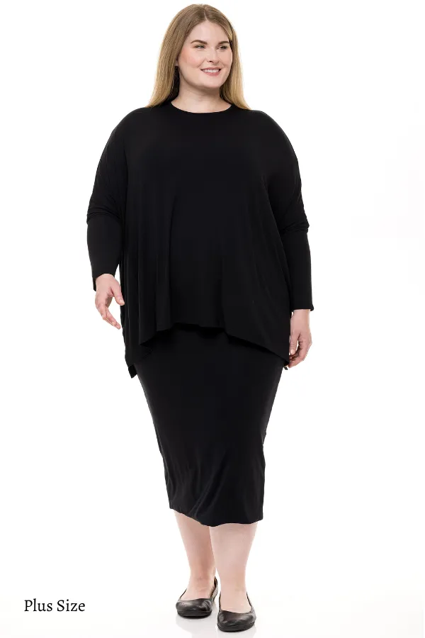 ELLIE TOP SOLID JERSEY