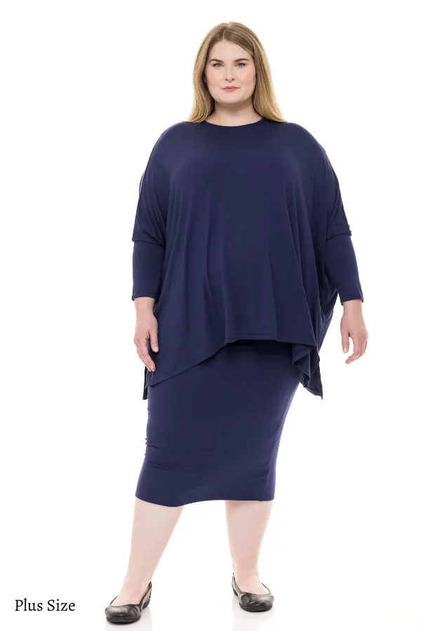 ELLIE TOP SOLID JERSEY