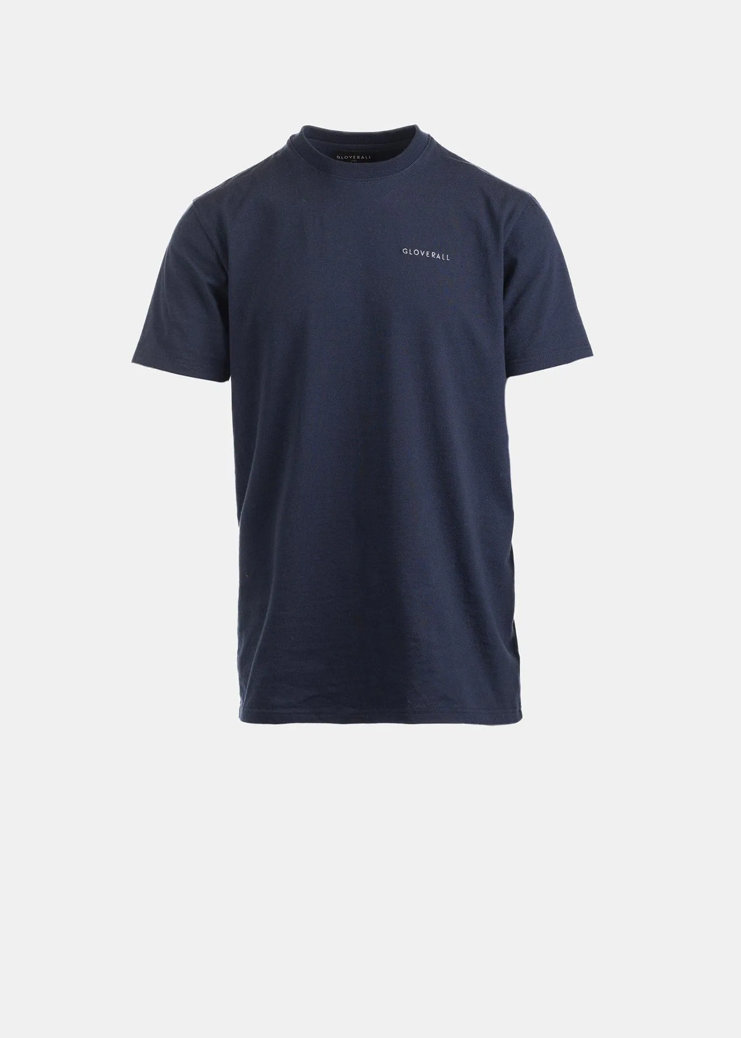 Embroidered Organic Cotton T-Shirt Navy