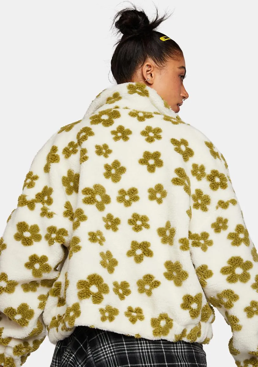 Floral Fleece Jacket