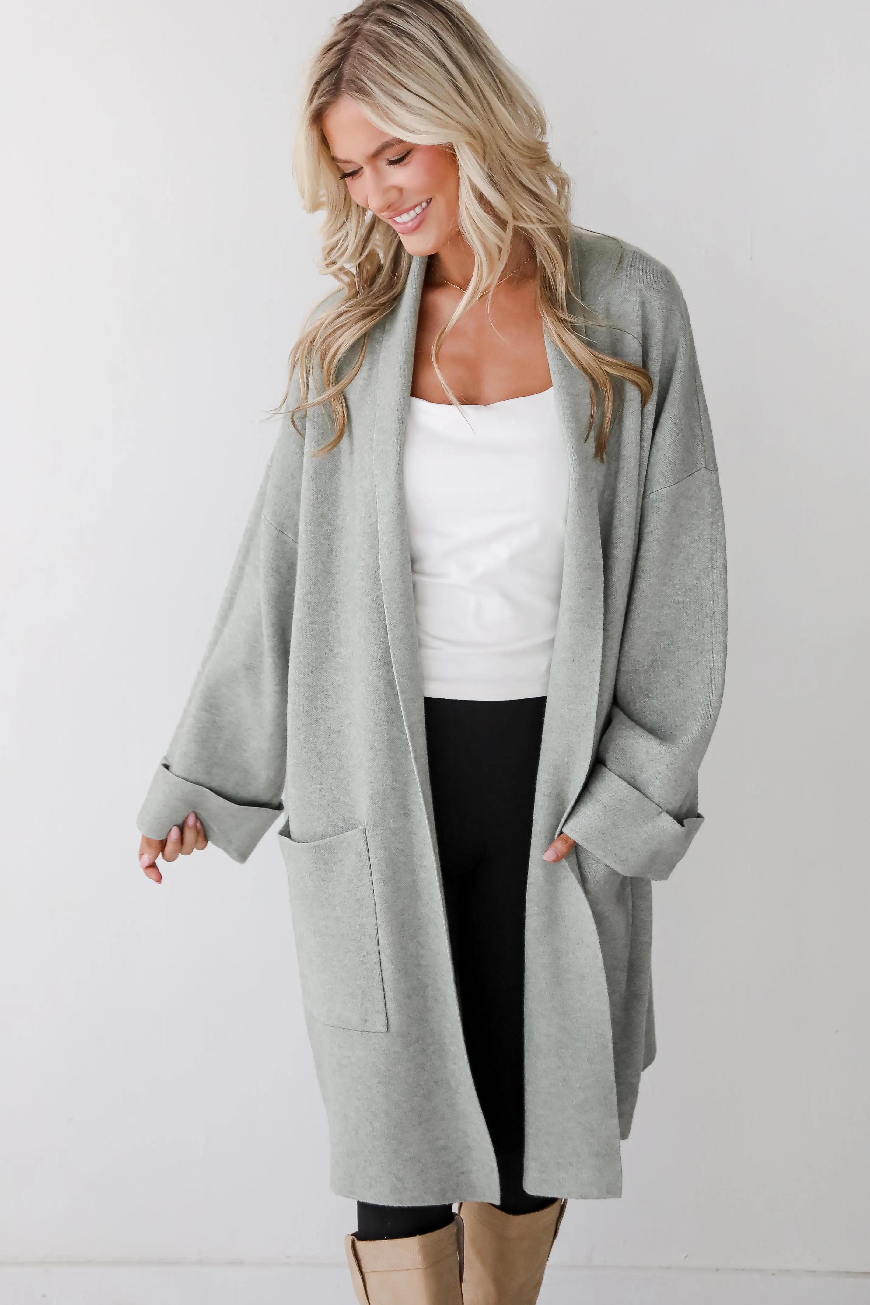 Frosty Day Fave Sweater Cardigan