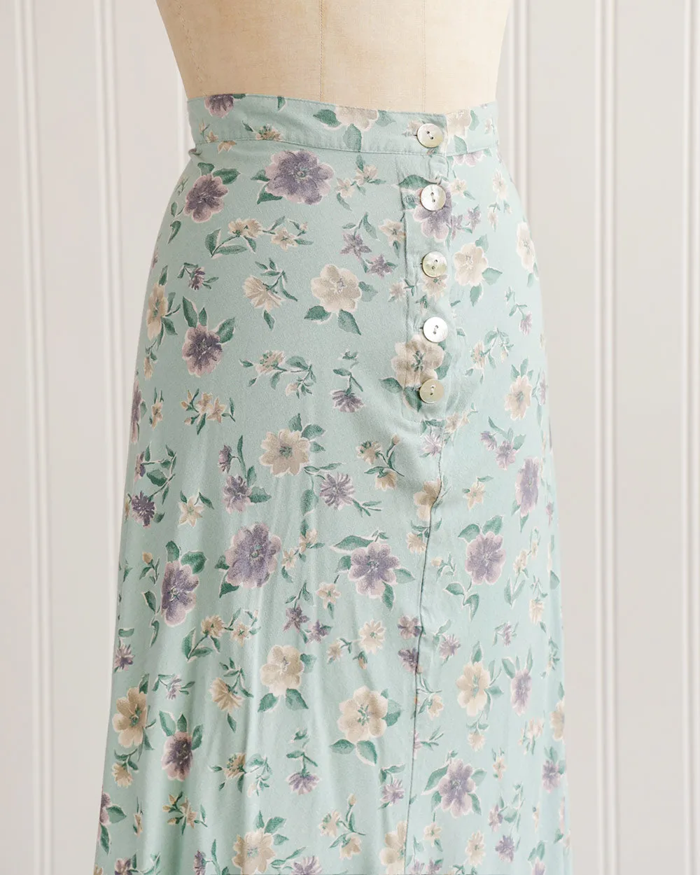 Genevieve Floral Midi Skirt