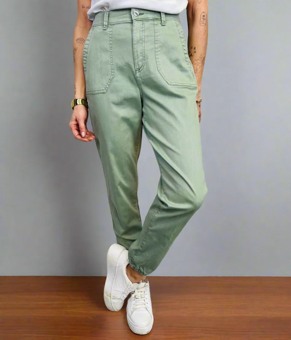 Green Slim Fit Joggers