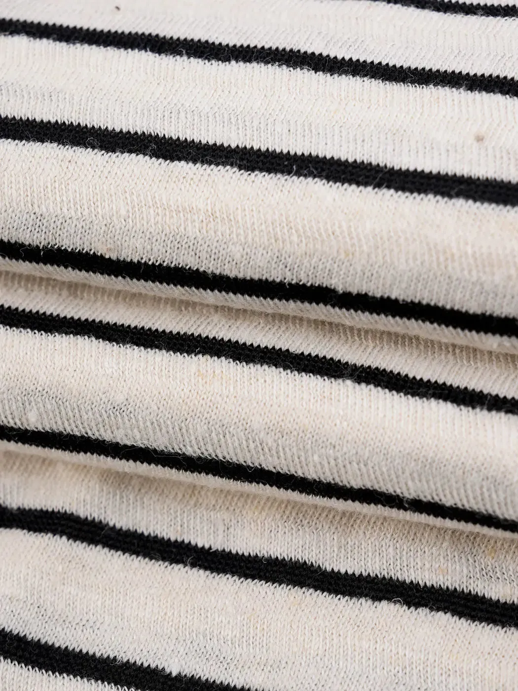 Hemp, Organic Cotton & Recycled Polyester Light Weight Yarn Dyed Jersey Fabric ( KJ13823-2 )