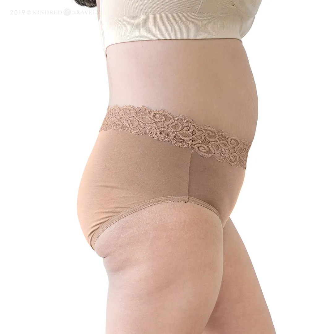 High-Waisted Postpartum Recovery Panties (5-Pack) | Assorted Neutrals