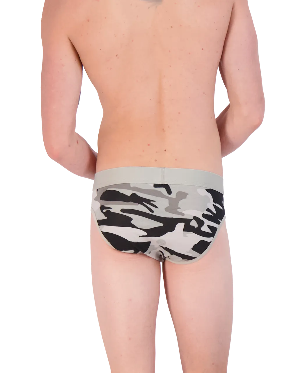 Hip Brief in Ghost Camo by Wood Underwear