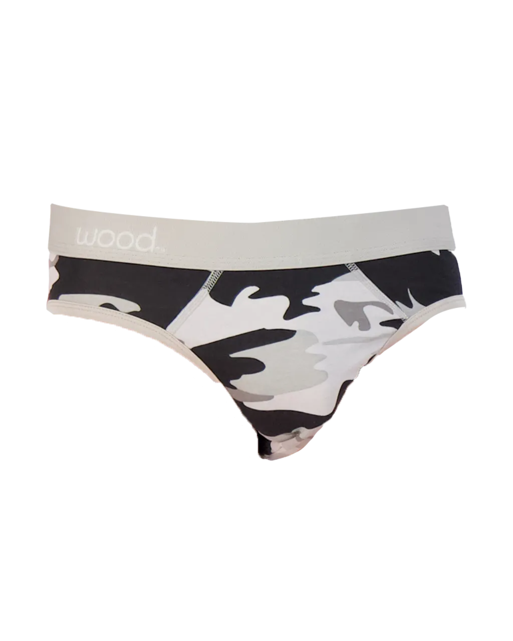 Hip Brief in Ghost Camo by Wood Underwear