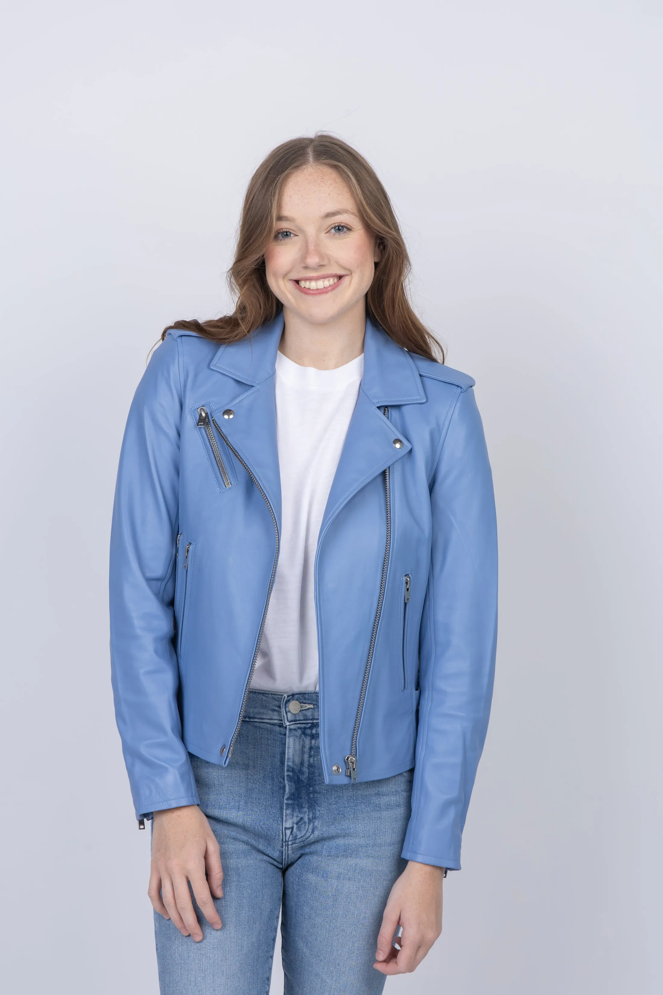 Iro Newhan Jacket in Azur Blue