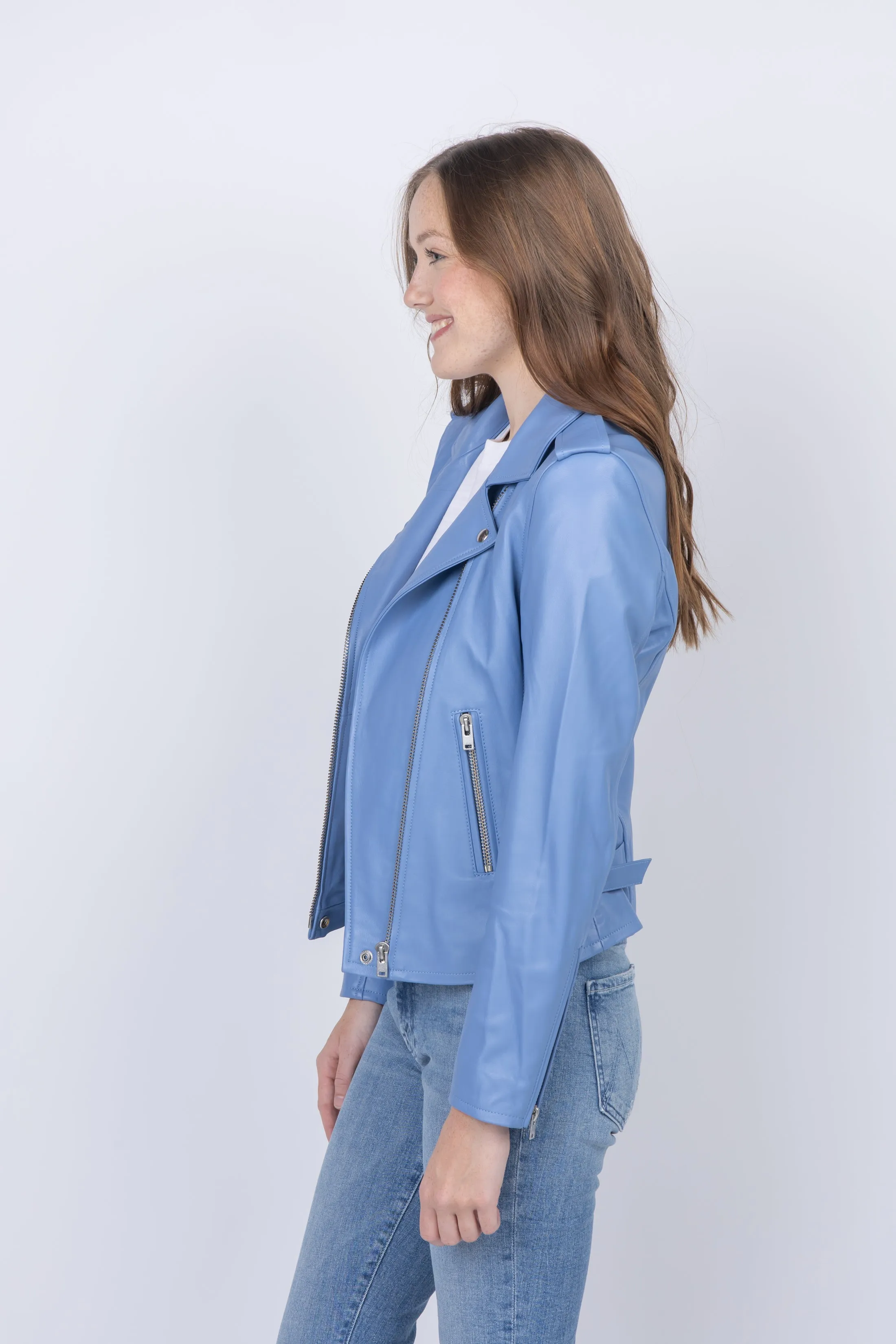 Iro Newhan Jacket in Azur Blue