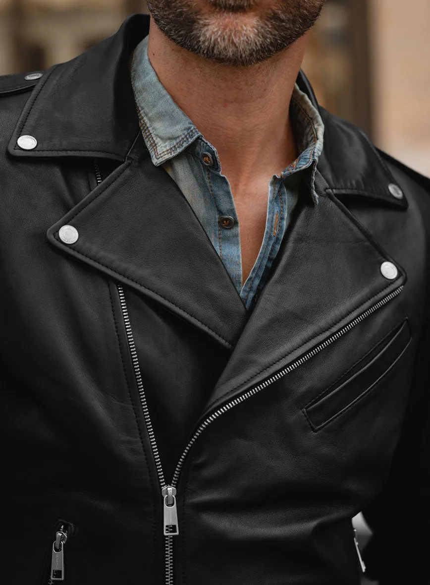 Iron Steed Black Leather Jacket