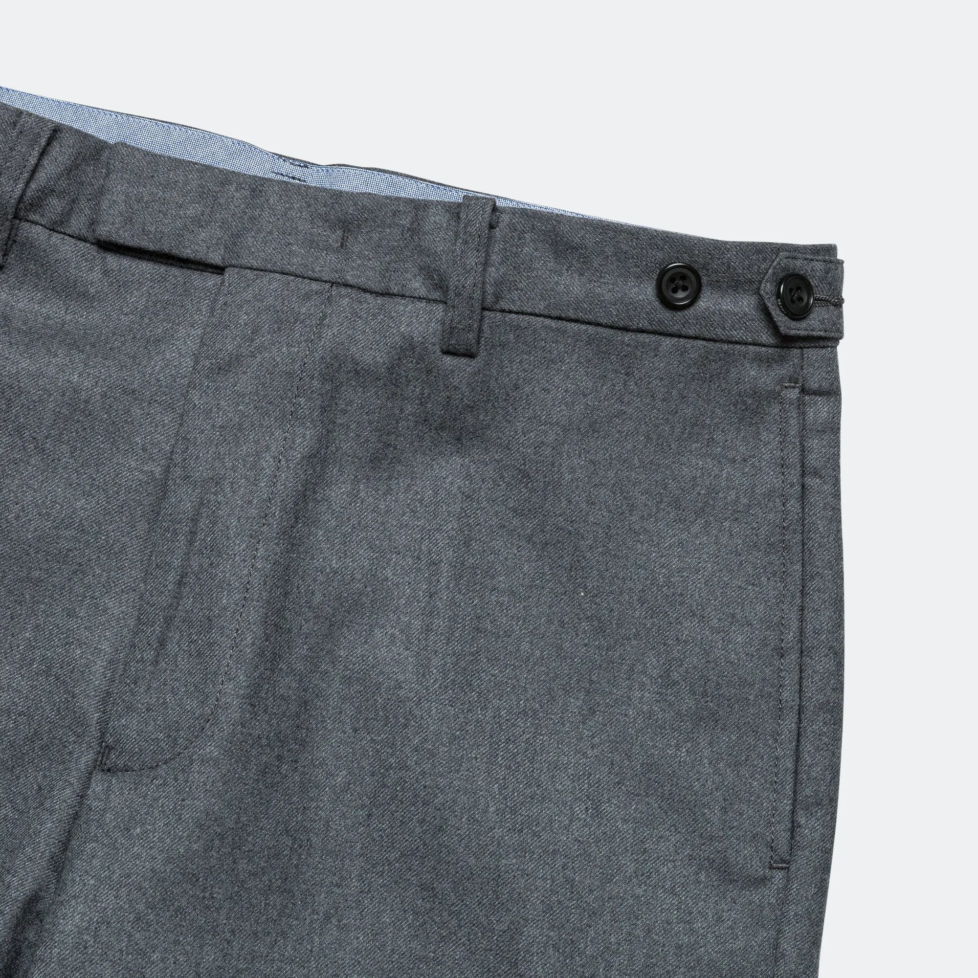 IVY Trousers Ankle-Cut Flannel - Grey