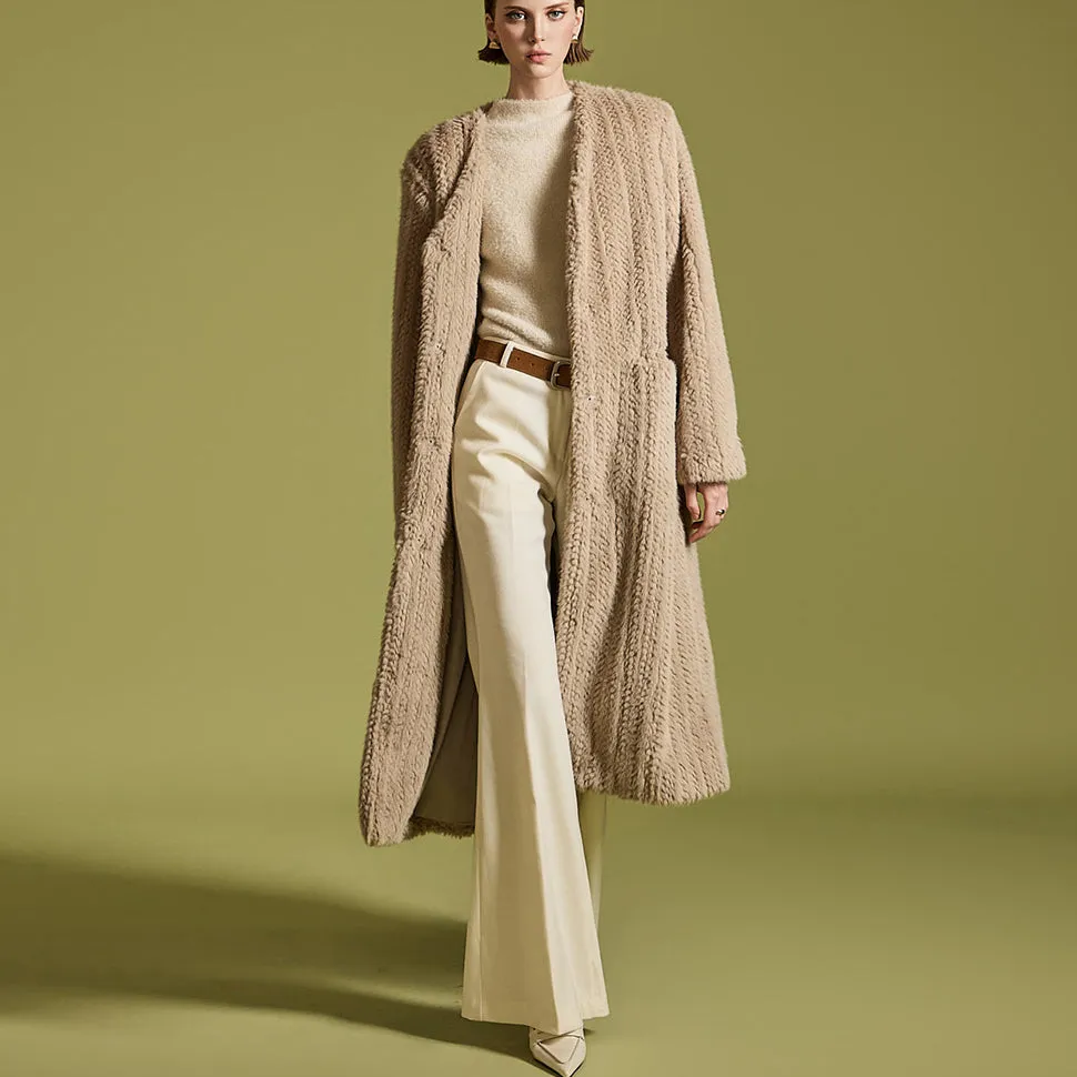 J2505 Faux Fur Coat